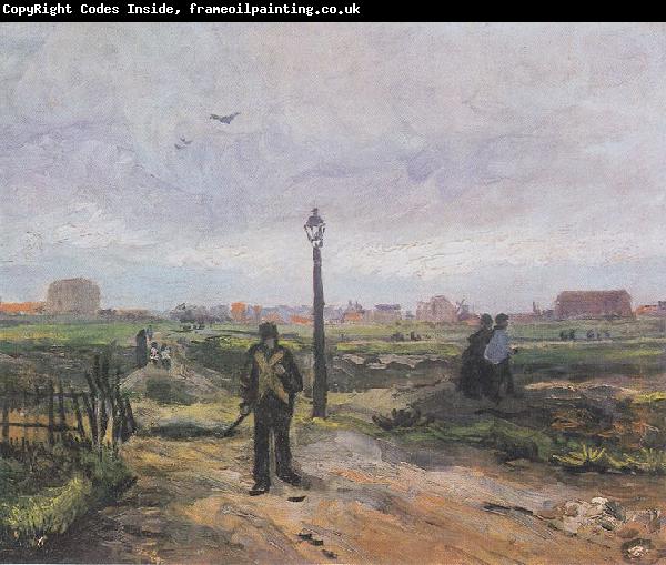 Vincent Van Gogh On the outskirts of Paris